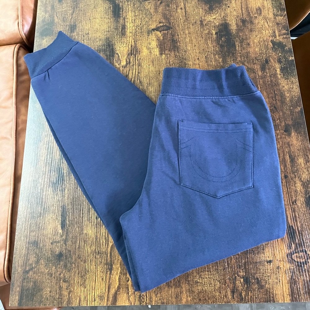 True Religion blue joggers